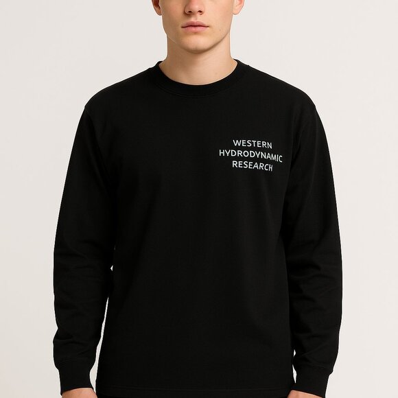 Western Hydrodynamic Research™ | Sold-Out Black Long Sleeve | Size M | NWT - Picture 5 of 7